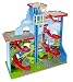 Produktbild Weltkarte Parkplatz Mit Aufzug Und 9 Sportwagen Holz PARKHAUS PARKPLATZ Kinder Auto Garage Parkhaus, mit Kurbel-Aufzug, Hubschrauberlandeplatzfür Kinder ab 3 Jahre