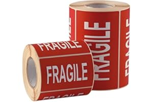 Propac Z-EH1 Etichette di Spedizione Scritta Fragile, 120 x 70 mm