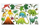 017 Wandtattoo Dinosaurier T-Rex Urzeit Brachiosaurus in 6. Größen (1250 x 700 mm) - 2