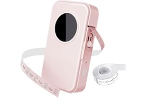 Phomemo Etichettatrice D35 Etichettatrice Bluetooth senza fili Mini stampante etichette portatile, facile da usare con lo smartphone Piccola etichettatrice adesiva per l'organizzazione dell'ufficio