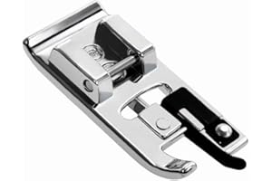 DreamStitch 006907008 Overlock Overcast Sewing Machine Presser Foot Fits All Low Shank Snap-On Singer, Brother, Babylock, Euro-Pro, Janome, Kenmore, White, Juki, New Home, Simplicity, Elna - 7310BW