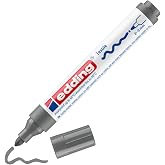 edding 4500 tekstil kalemi - gri - 1 kalem - yuvarlak u&ccedil; 2-3 mm