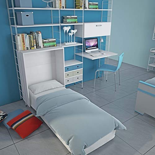 cama plegable blanca