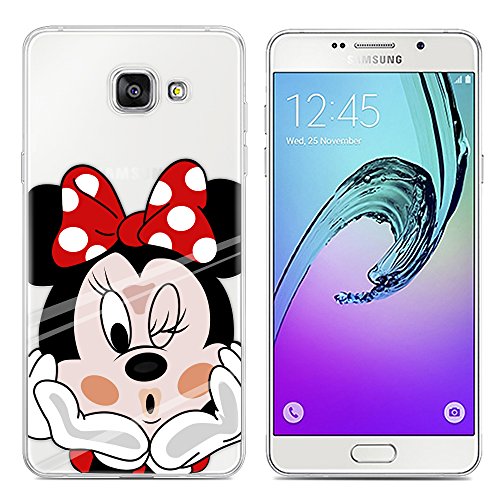 Funda Samsung Galaxy A5 2017  DeepELE Dibujo Amigable Medio Ambiente TPU Suave Shakeproof Protectora Carcasa Patr  n Encantador