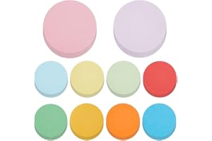 SOFPLATE 100 pz 2.2 pollici Ritagli di Carta Rotondi Carta Ritagliata Forme Cerchio Colorato Assortiti Bacheca Aula Punti Cartone Ritagliato per Bacheca Aula Scolastica Fai Da Te Decorazione Artigiana