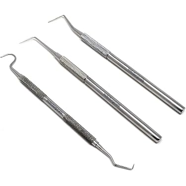 10 Sondes Diagnostiques Dentaires Probe #23 - En Acier Inoxydable, Pour Détartrage Et Examen