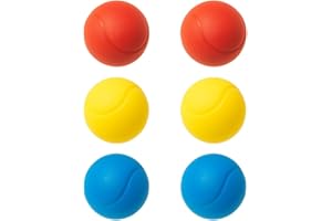 Mozzers Soft Ball Bundle – 2 Packs of 3 Hot Shots 70mm Colourful Foam Balls (6 Balls Total) | Soft Tennis Ball Toy for Kids | Safe Indoor & Outdoor Play | Garden, Park, Beach | Age 3+