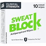 SWEATBLOCK Antiperspirant - Clinical Strength Hyperhidrosis Antiperspirant - Reduce Underarm Sweat Up To 7-days per Use - Pre