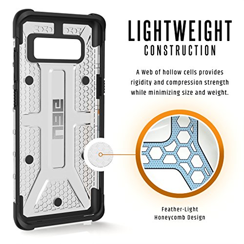 URBAN ARMOR GEAR Plasma Ice - Carcasa para Samsung Note 8  Transparente