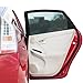 Car Window Shade (2 Pack) - IMPROVED VERSION: Unnoticeable from the Outside - Car Sun Shade Baby with UV Protection for Your Kids, Dog - Car Window Sun Cover Without Clings or Suction Cups - 100% Money Back Guarantee