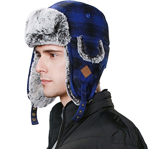 Fur Hat Bomber Hats Amazon Faux Fur Hat Mens Winter Hats Uk