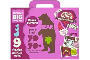 URBAN FRUIT Bear Fruit Yoyos Blackcurrant Family Pack 9 x 20 g