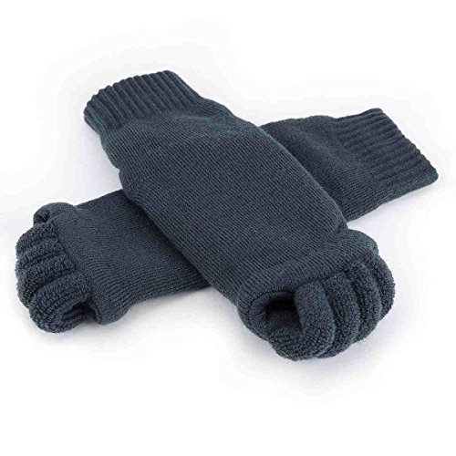 Preisvergleich Produktbild DeliaWinterfel Grau Zehenspreizer Socken Zehentrenner Pediküre Fuß Massage Wellness Socken - Größe: von 34 bis 43 by
