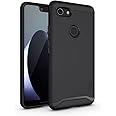 TUDIA Merge, Custodia Cover Protettiva a Doppio Strato Progettata per Pixel 3 XL (Nero)
