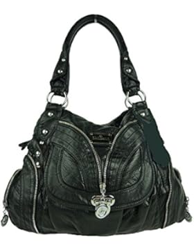 KUMIXI 'COLLIN' AK1168 Damen Tasche in versch. Farben Handtasche 40x28x15