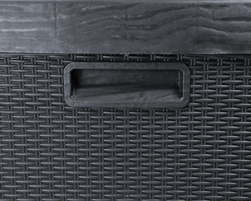 XL Toomax Kissenbox anthrazit 560 Liter Inhalt – mit Sitzfläche 380 kg Tragtkraft – absolut wasserdicht – abschließbar - 8