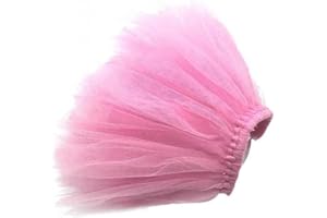Onsinic 1pc Hundekleid Rosa Sommer Hund Tutu Nette Prinzessin Haustier-Katze-Kleid Tulle Weiches Kleid Für Kleintiere M