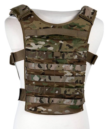 Tasmanian Tiger Trooper MC 7873 Back Plate 49 x 27 x 1 cm MultiCam