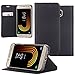 Price comparison product image Samsung Galaxy J3 (2017)Case, Premium PU Leather Wallet Flip Protective Case Cover with Card Slot and Stand for Samsung Galaxy J3 2017 - Black