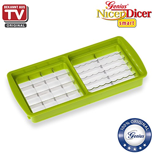 Genius Nicer Dicer Smart | 9 Teile | Schneiden | Würfeln | Hobeln | Schälen | Aufbewahren | Obst- und Gemüse-Schneider | NEU - 6