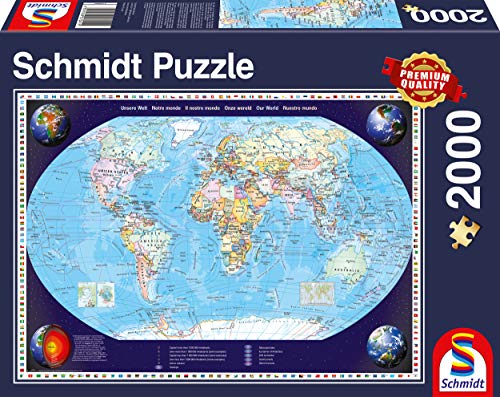 Schmidt Spiele Il mondo - Puzzle da 2.000 pezzi