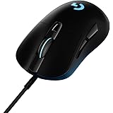 Logitech G403 Souris Gamer Filaire, 25 600 PPP, RVB Gaming, Ultra-Léger, Poids Ajustables, 6 Boutons Programmables, Mémoire I