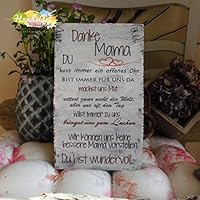 Shabby Style Holzschild - Danke Mama (WIR) Muttertag Weihnachten