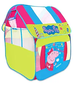 Peppa Pig Foldable Playhouse Tent for Kids- Big Pop-Up Play Tent for Toddler and Baby, Fill with Plastic Balls (Balls not Included) (Peppa Pig Big pop up Tent)