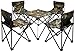 Produktbild AMANKA Camping-Tisch-Set Falttisch mit 4 Klappstühlen inkl. Tragetasche Picknick Set Klapptisch Falthocker für Campen Angeln Wandern BBQ Ausflug Camouflage Tarnfarbe