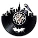 Produktbild Meet Beauty 2018 Hot Vinyl Evolution Batman Arkham City Logo Wanduhr Dekorieren Sie Ihr Zuhause mit Modernen, großen Superhelden, Kunstgeschenk für Freunde, Männer und Jungen