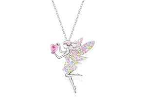 VIOJRLLY Collane da Favola Personalizzate con Ciondoli di Cristallo - Regali da Favola per Signore, Figlie e Ragazze