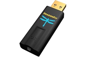 AudioQuest DragonFly DAC USB Digital Audio Converter - Black