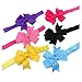 Baby Headband, HBF 15Pcs Multi-Coloured Bow Baby Girl Headband Elastic Headband for Girl (2)