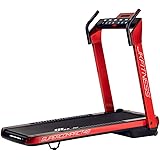 JK Fitness Tapis Roulant Supercompact 48, Unisex Adulto, Rosso, Unica, 146 x 75 x 123 cm aperto - 74 x 26 x 145 cm chiuso