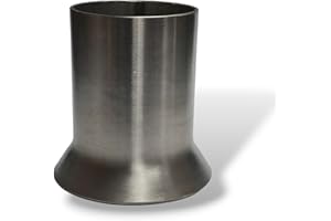 WELDRACINGPARTS Cono de escape de inoxidable para la fabricación de escapes (63,5mm a 76mm)