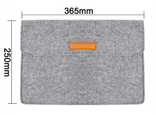 13-13 3 Zoll Filz Sleeve H  lle Notebook Laptop Tasche f  r 13 -13 3  Grau