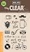 Produktbild Hero Arts Clear Stamps 4-Zoll x 6 Hipster bei Herz, Acryl, mehrfarbig,