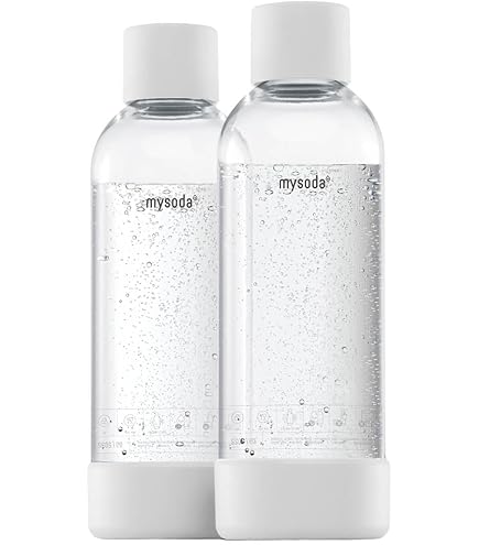 Sparpaket: Mysoda Woody - Wassersprudler Aus Erneuerbarem Holzkomposit Mit 1L BPA-freier Plastikflasche, CO2-Zylinder Classic + CO2-Zylinder Minze (Rosa