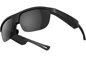 CatXQ Lunettes de soleil audio Bluetooth | Lunettes intelligentes avec jouer de la musique et passer des appels téléphoniques pour le cyclisme, le camping, les voyages, les bains de soleil