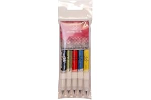 Rainbow Dust 5pk Double Pointe Stylo Encre Comestible Couleur Design Gateaux
