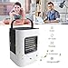 Produktbild Mini Air Cooler, TINDERALA Mobile Klimageräte Luftkühler mit Wasserkühlung Zimmer Klimaanlage Ventilator USB Klimagerät 4 in 1 Raumluftkühler Luftreiniger (Schwarz)