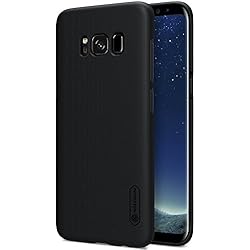 Nillkin Super Frosted Shield Slim Fit Back Case Cover For Samsung Galaxy S8 Plus With Nillkin Screen Protector - Black
