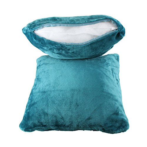 Gözze Kissenbezug 2er-Set, Cashmere Feeling, 50 x 50 cm, Petrol, 40132-54-A2 - 5