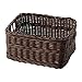 Produktbild IKEA GABBIG Korb in dunkelbraun; aus Rattan; (25x29x15cm)