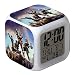 Produktbild Yovvin Fortnite Wecker, LED Beleuchtet Digital Wecker 7 Färbige Nachtlicht Wecker mit Zeit, Alarm, Datum, Wochentag, Batterienbetrieben(Style 02)