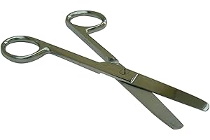 MOMO FING FNF - Ciseaux de poche à bouts arrondis pour infirmière, de qualité supérieure, fabriqués au Royaume-Uni Fabriqués à la main, qualité irréprochable.