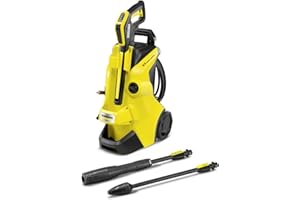 Kärcher Nettoyeur Haute Pression K 4 Power Control, Pression : Max. 130 Bar, Débit : 420 l/h, Surface : 30 m²/h, Filtre à Eau, Poids : 11,5 kg, Flexible et Pistolet Haute Pression, Rotabuse, Lance