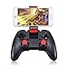 Produktbild OOFAY Wireless S6 Gamepad, Wireless Bluetooth Gamepad Akku Controller Vibrationsfunktion, Kompatibel Mit Android Und IOS Telefone, Tablets, TV, TV Box, Schwarz