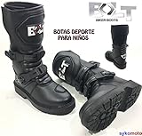 Botas deportivas para niños MX, abertura lateral con cierre de velcro