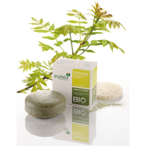 Book's Cover ofArgiletz Savon Exfoliant Corps Argile Verte 100 g